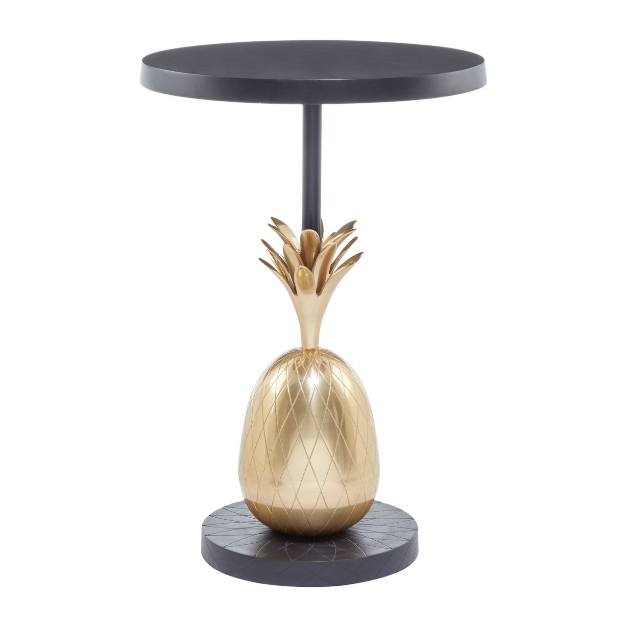 Gold pineapple 2024 side table