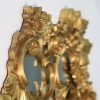 antique brass mirror