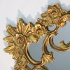 antique brass ornate mirror