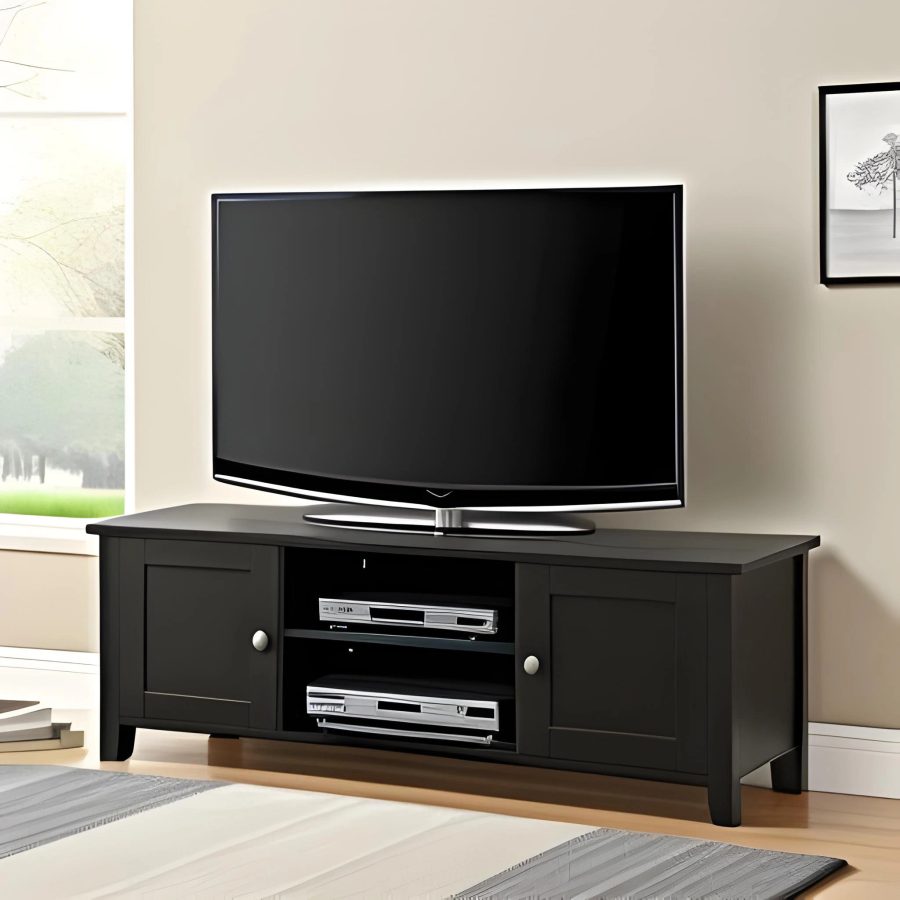 wooden tv unit