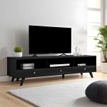 wooden tv unit