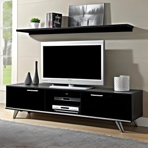 wooden tv unit