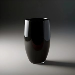 black vase