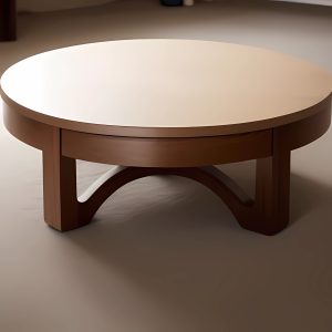 natural wood coffee table