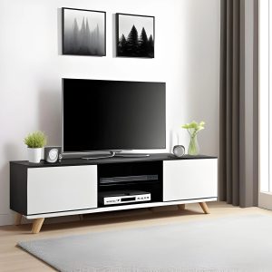 wooden tv unit