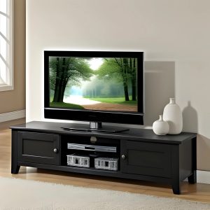 wooden tv unit