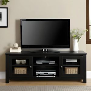 wooden tv unit