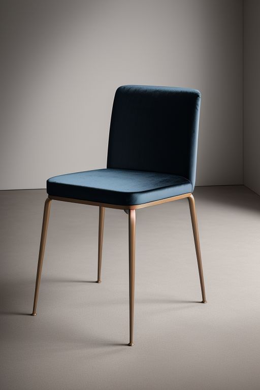 velvet chair with metal legs