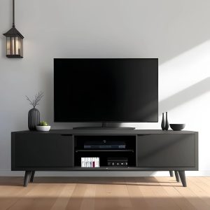 wooden tv unit