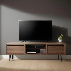 wooden tv unit