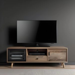 wooden tv unit