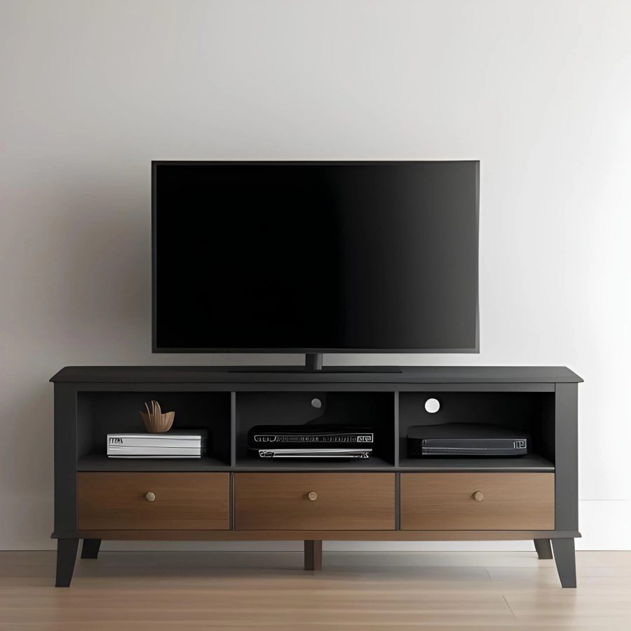 wooden tv unit