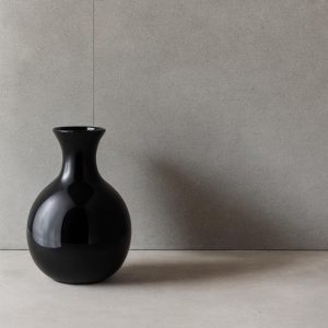 black vase