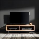 wooden tv unit