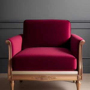 velvet chair