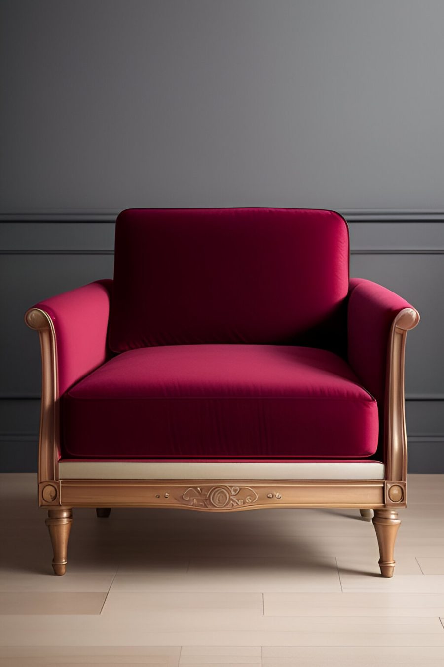 velvet chair