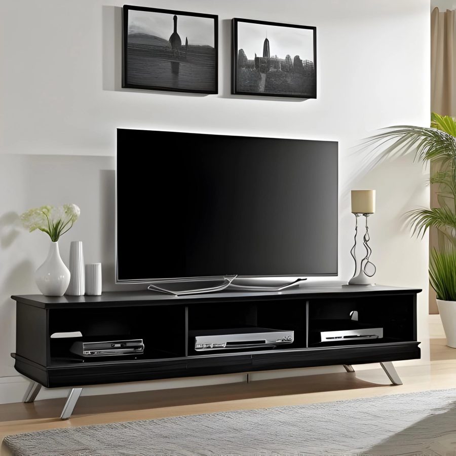 wooden tv unit