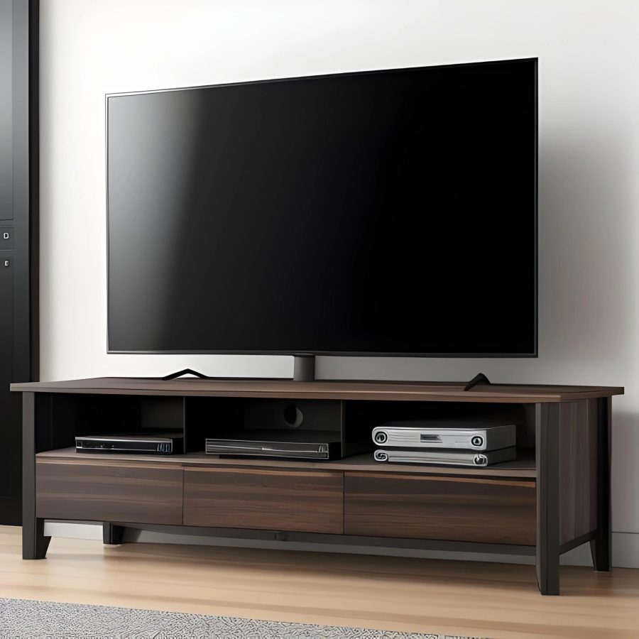 wooden tv unit